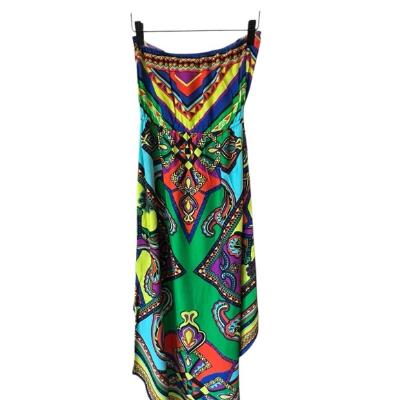 Flying Tomato Red Orange Sundress Sleeveless Bateau - Picture 3 of 10